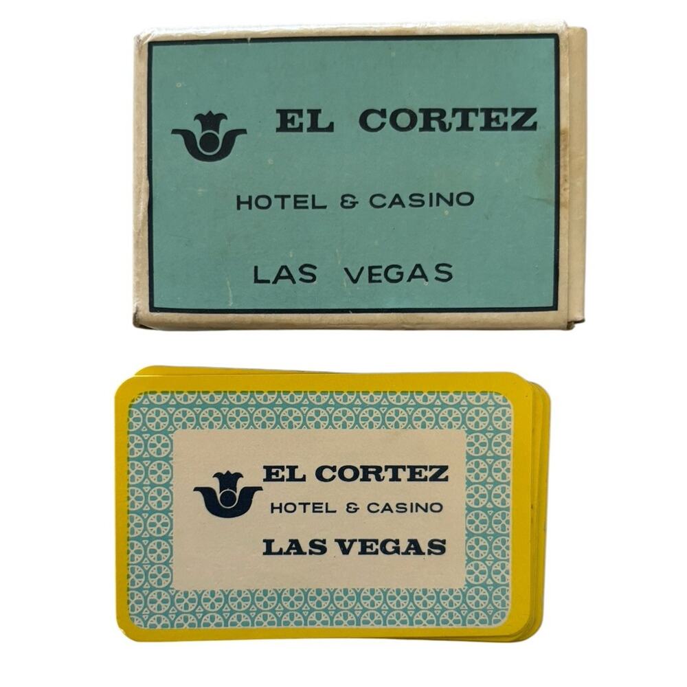 Las Vegas El Cortez Hotel/ Casino Miniature Playing Cards Deck Vintage